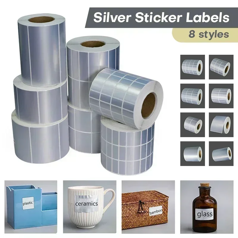 Transfer Pen Ink - 1/2/3Rows Matte Silver Sticker Blank Pet