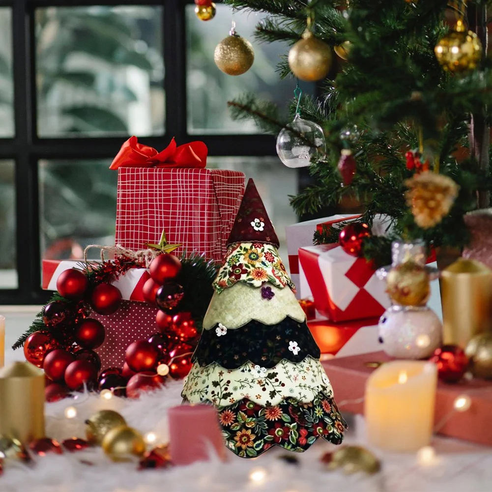 Embroidery Xmas Kits - Xmas Tree Hand-made Templates Set DIY