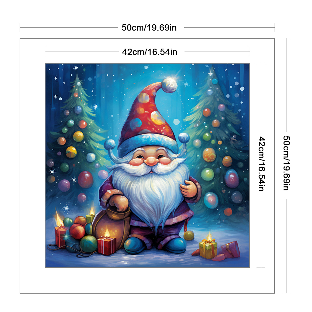 Embroidery Xmas Kits - Xmas Goblin Stamped Cross Stitch Kit