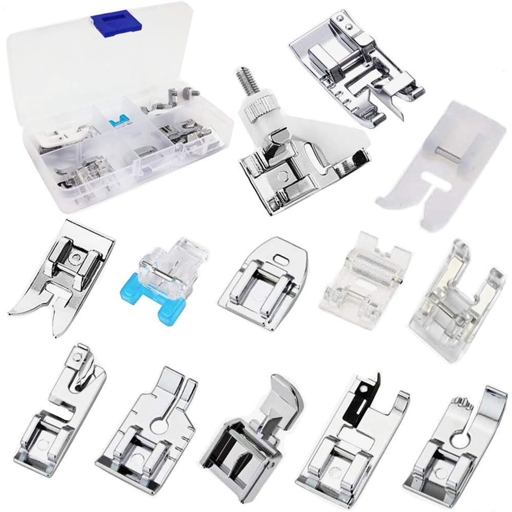 Embroidery Software - 13 PCS/Box Presser Foot Set Roller