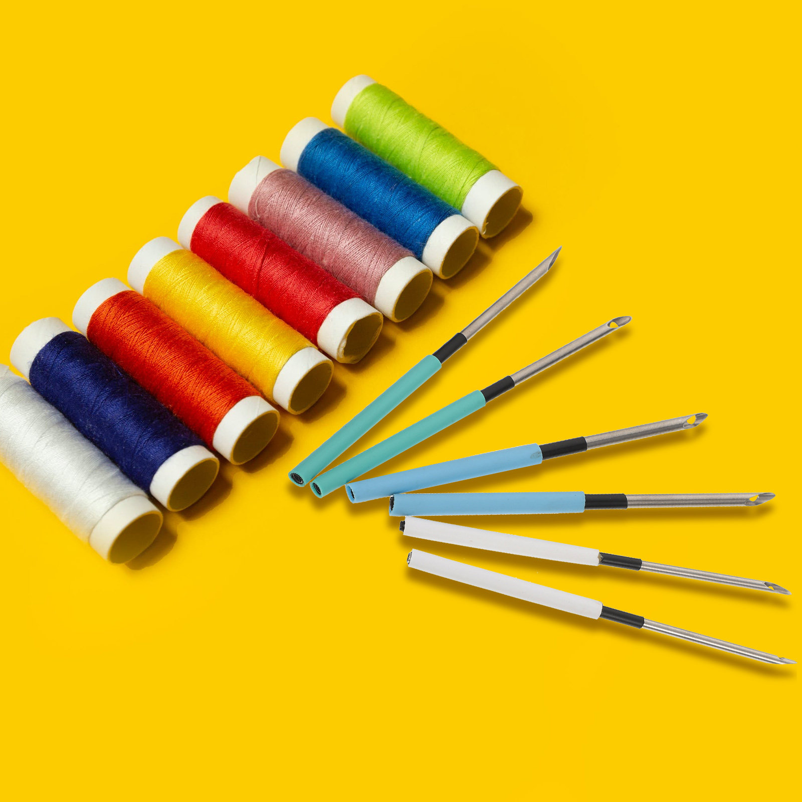 Embroidery Xmas Kits - 6Pcs Embroidery Needle Set Lightweight DIY