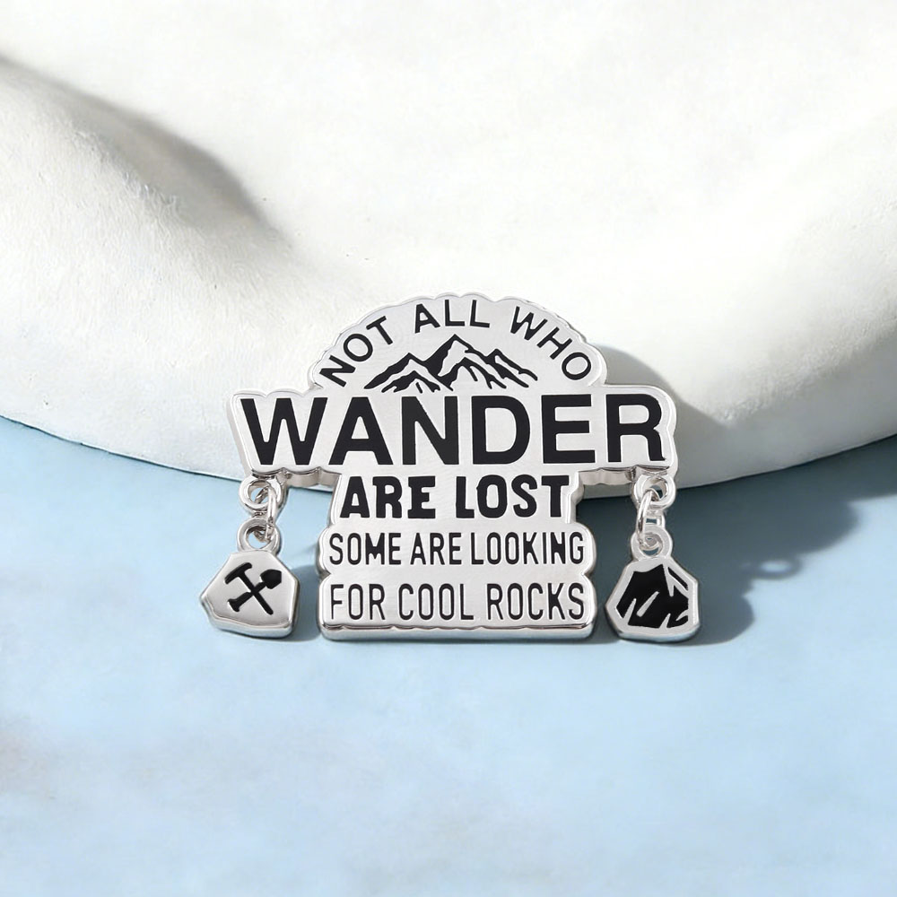 Embroidery Initials - Not All Who Wander Are Lost