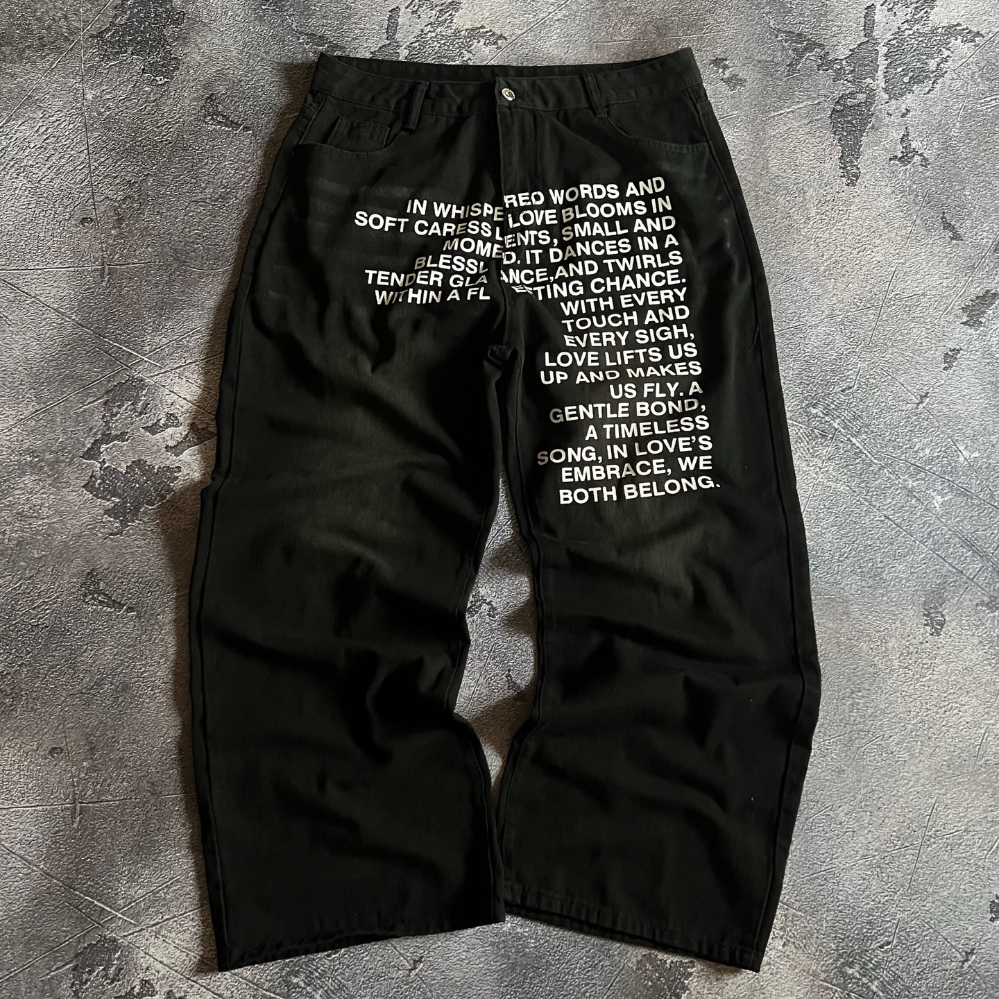 American Pattern Letter Jeans  - Embroidery Set reseña y precio