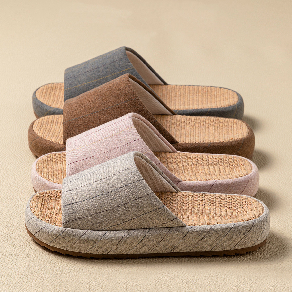 Summer Women Home Slippers Lin - Embroidery Flat Shoes reseña y precio