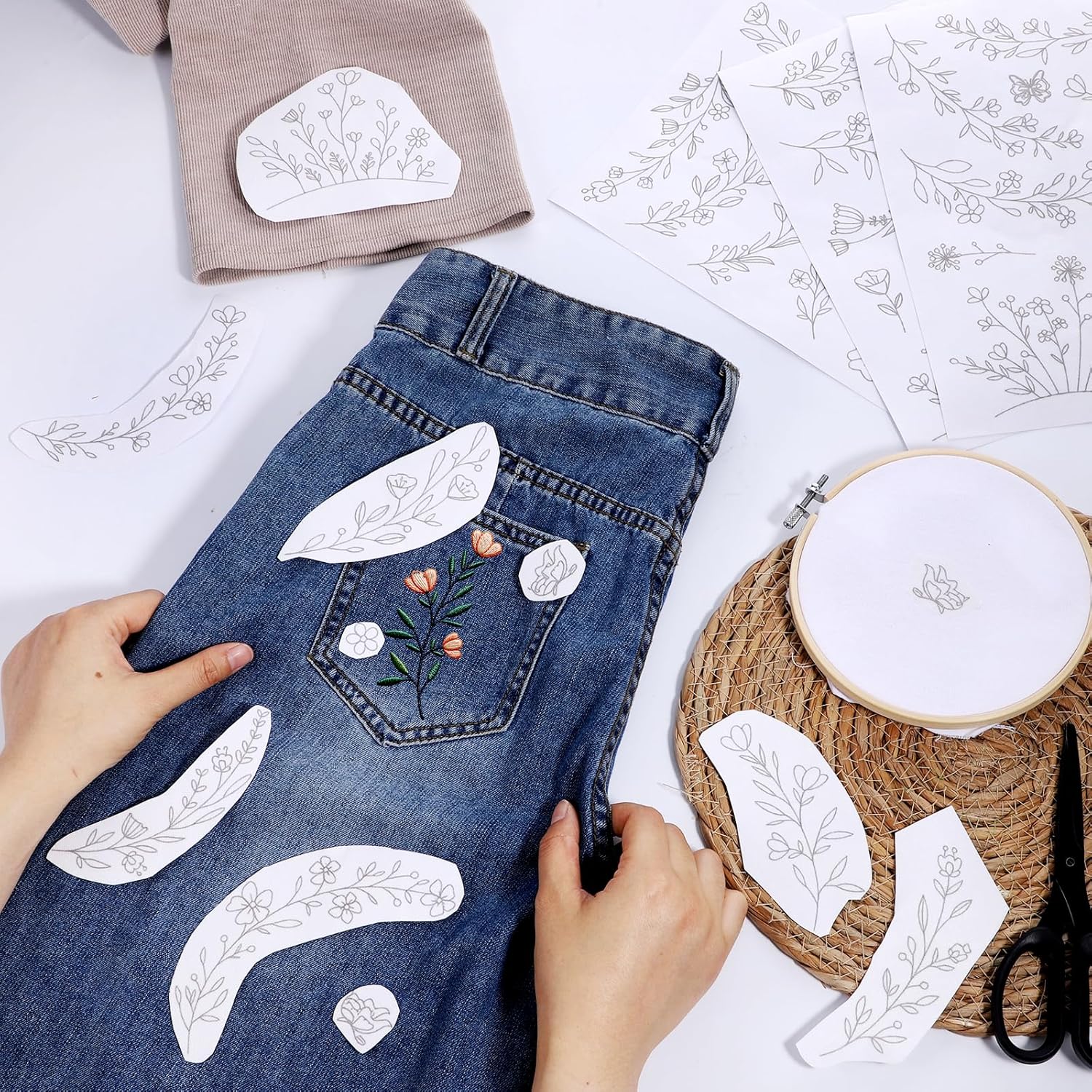 Stick & Stitch Water Soluble E - Embroidery Daisy reseña y precio