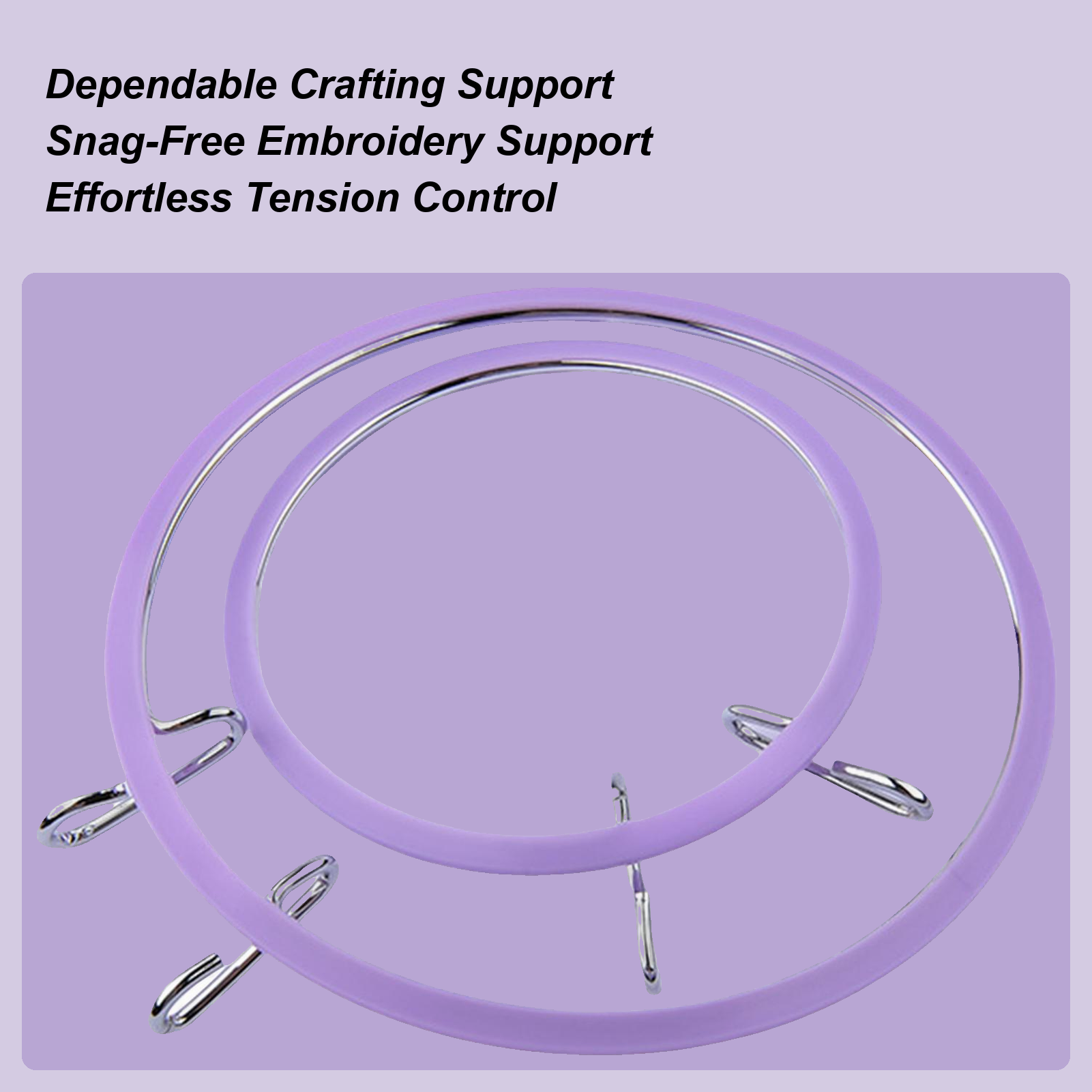 Hoop For Cross Stitching Metal - Embroidery Hooping reseña y precio