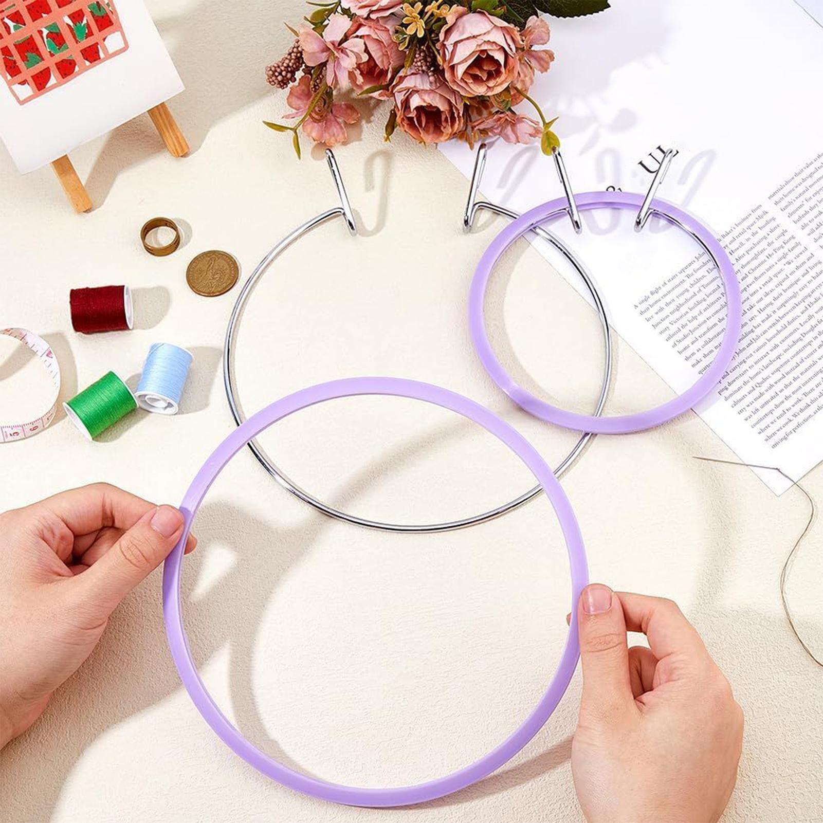 Hoop For Cross Stitching Metal - Embroidery Hooping reseña y precio