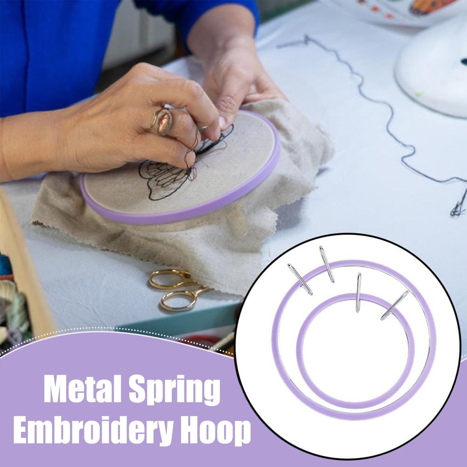 Hoop For Cross Stitching Metal - Embroidery Hooping reseña y precio