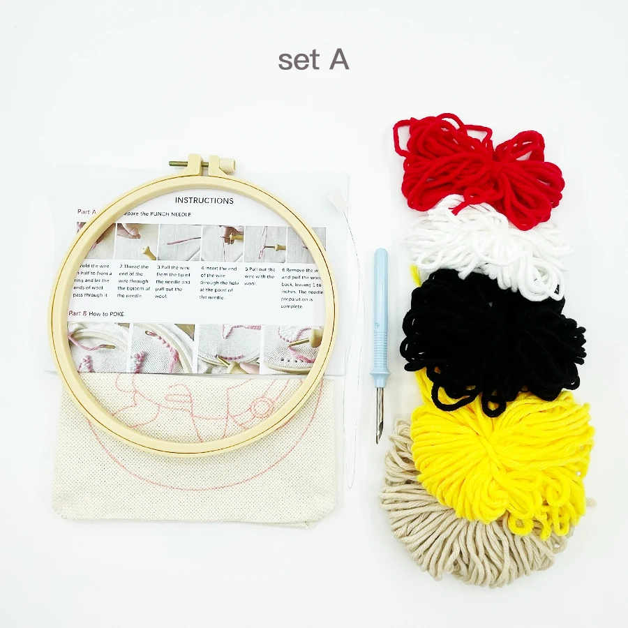 Xmas Punch Needle Embroidery K - Embroidery Xmas Kits reseña y precio