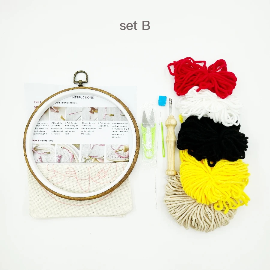 Xmas Punch Needle Embroidery K - Embroidery Xmas Kits reseña y precio