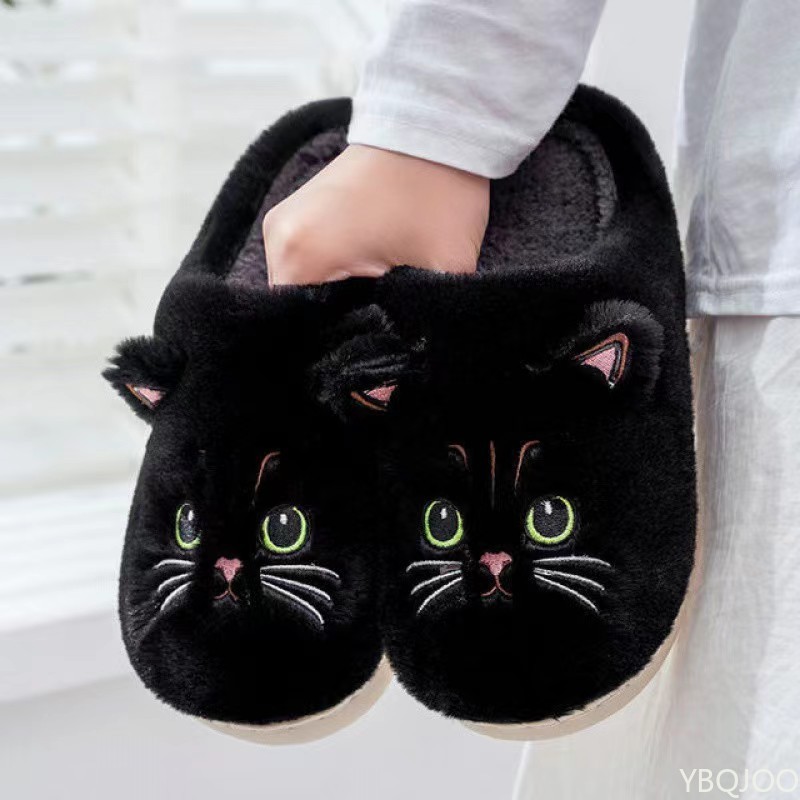 New Autumn Winter Cotton Slipp - Embroidery Flat Shoes reseña y precio