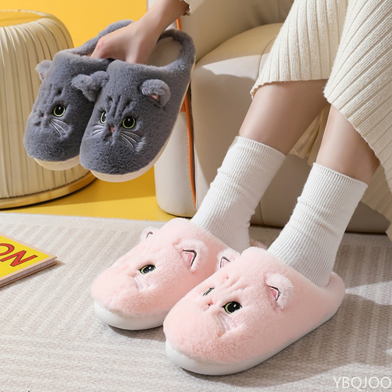 New Autumn Winter Cotton Slipp - Embroidery Flat Shoes reseña y precio