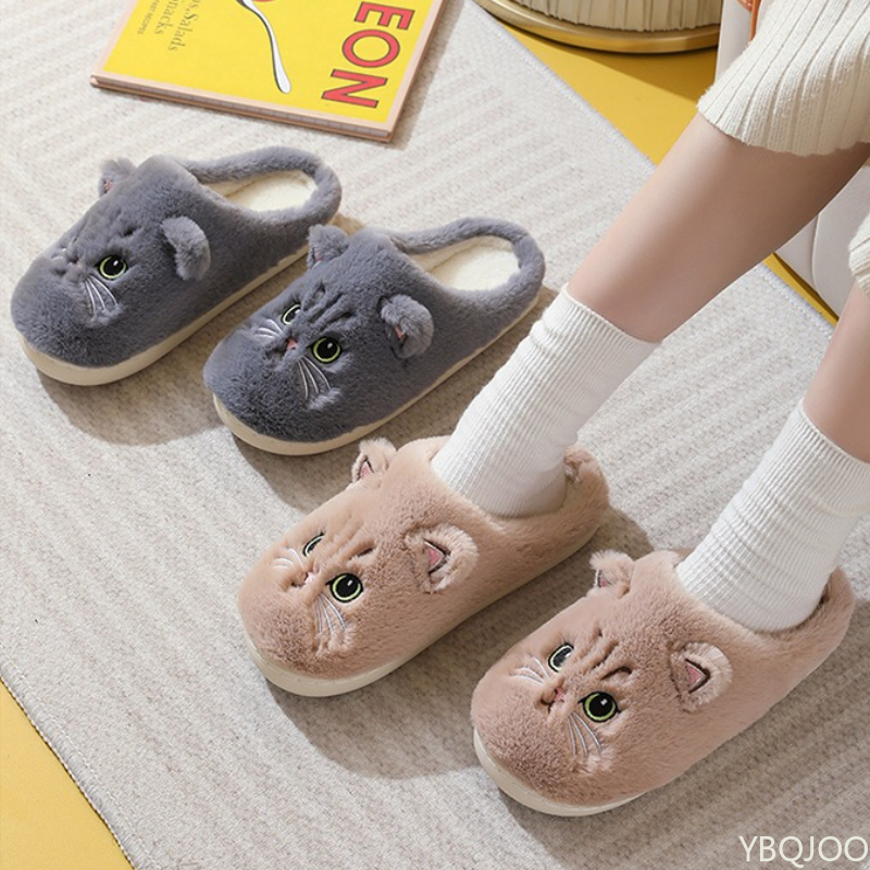 New Autumn Winter Cotton Slipp - Embroidery Flat Shoes reseña y precio