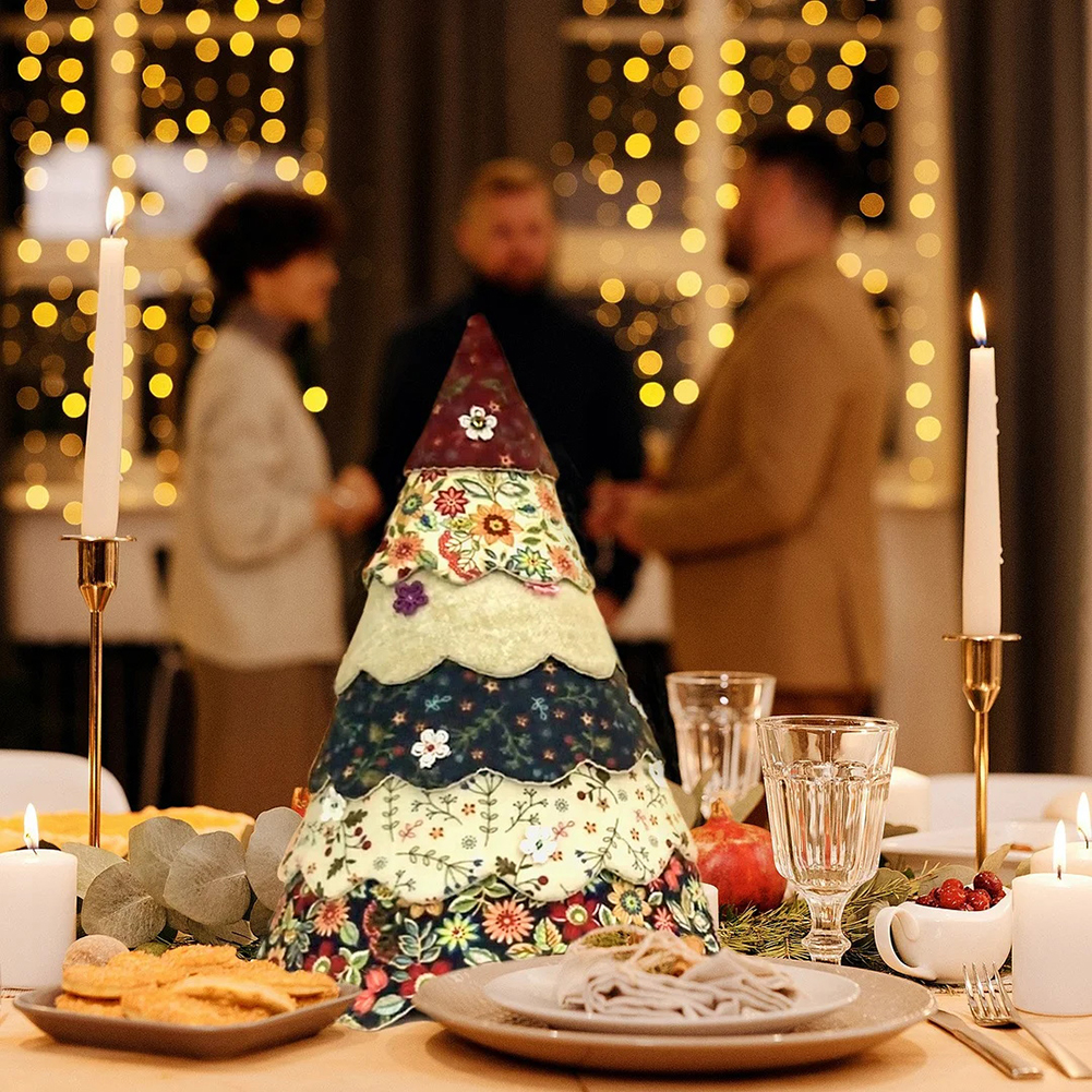 Xmas Tree Hand-made Templates  - Embroidery Xmas Kits reseña y precio