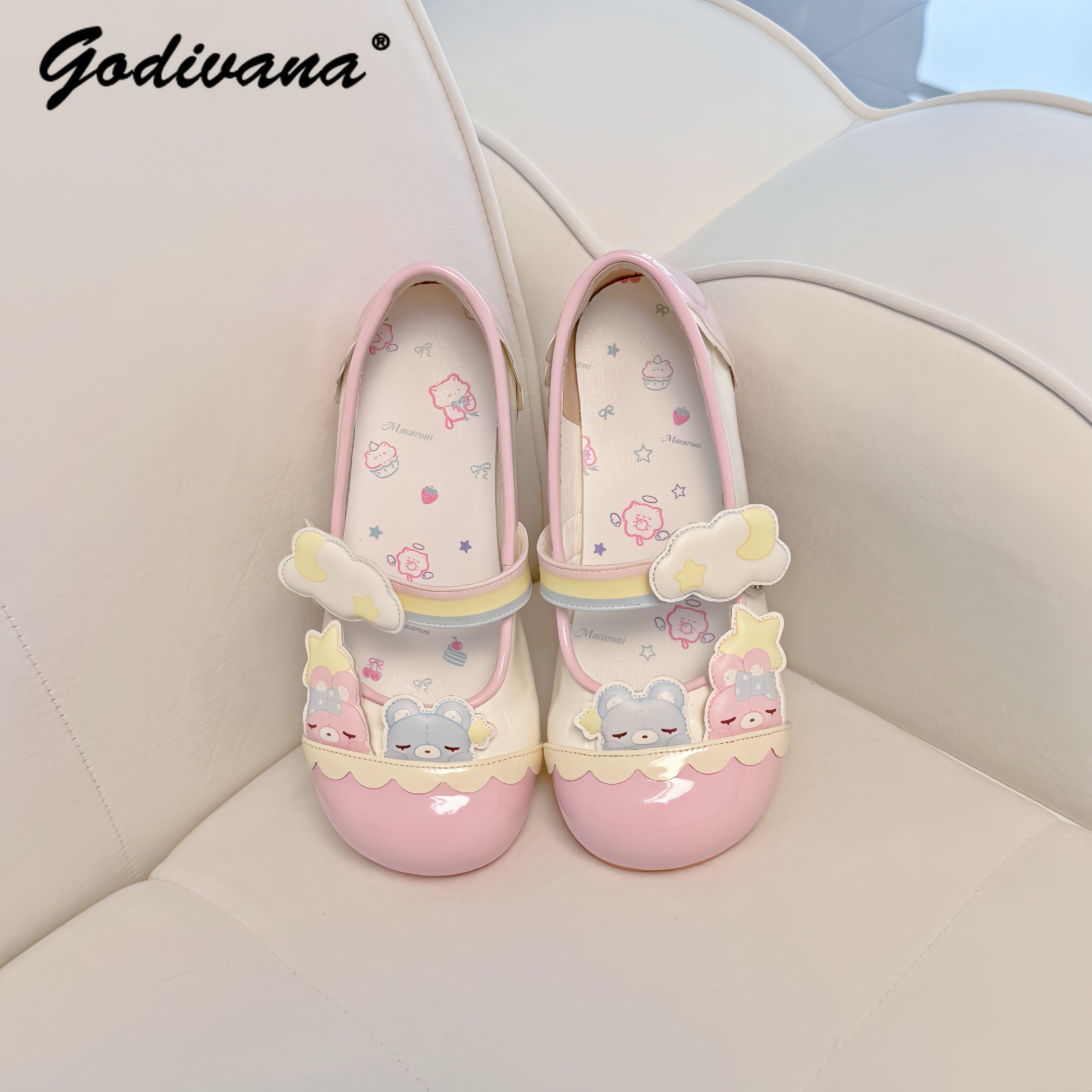 Original New Student Girls Col - Embroidery Flat Shoes reseña y precio
