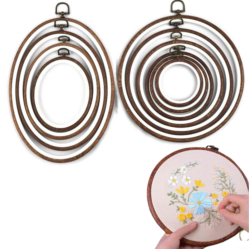 10PCS Sewing Tool Round Oval I - Embroidery Hooping reseña y precio