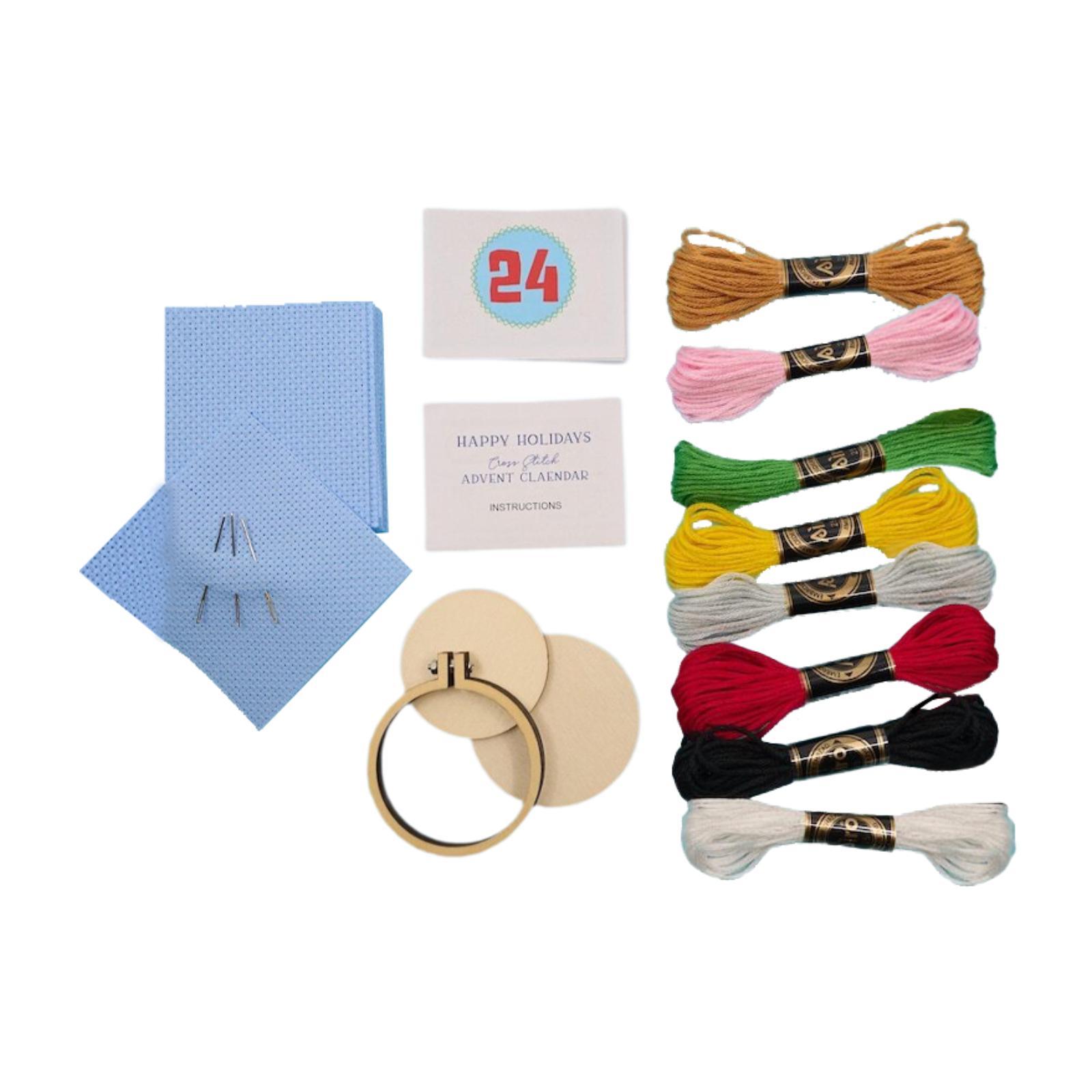 Christmas Advent Calendar,Xmas - Embroidery Xmas Kits reseña y precio