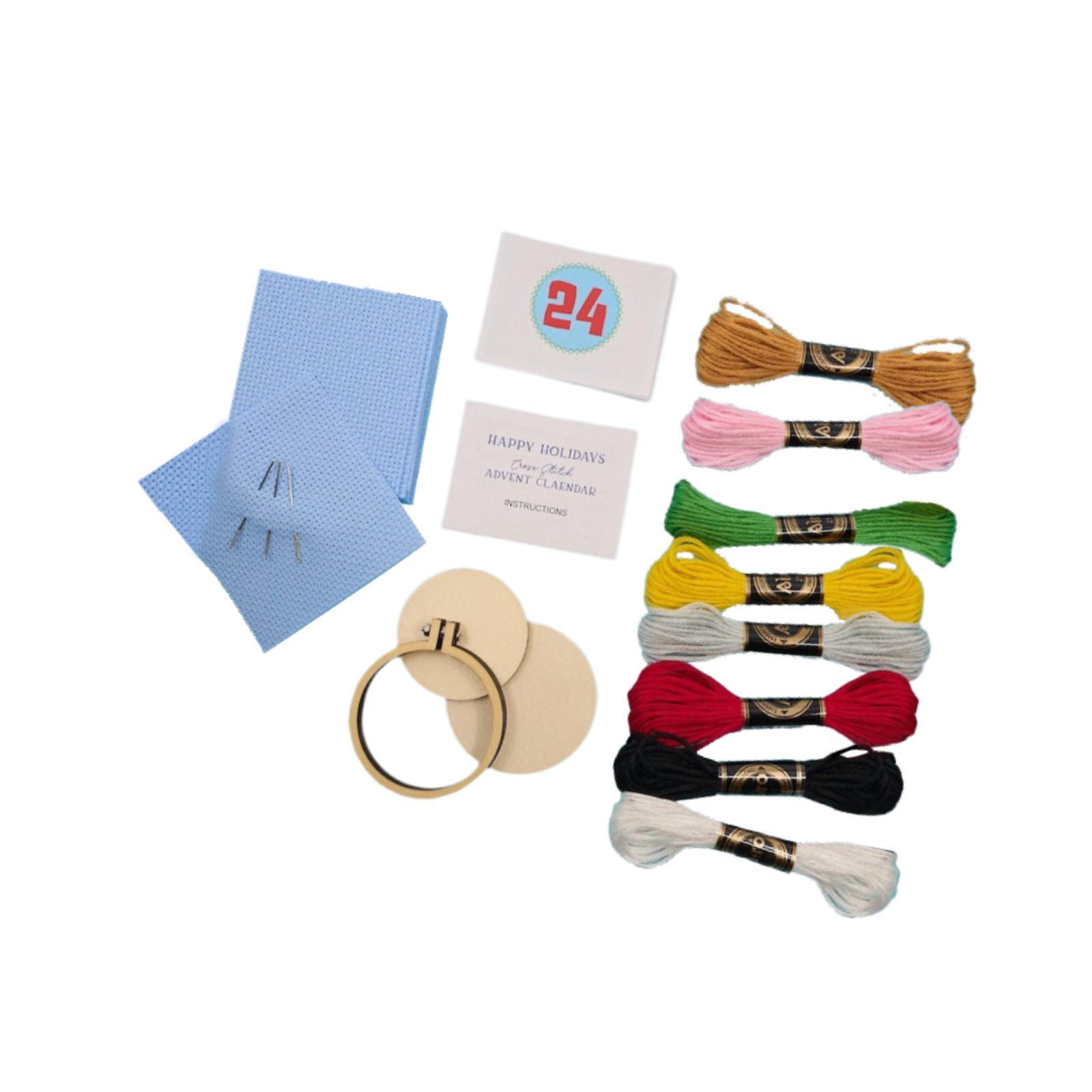 Christmas Advent Calendar,Xmas - Embroidery Xmas Kits reseña y precio
