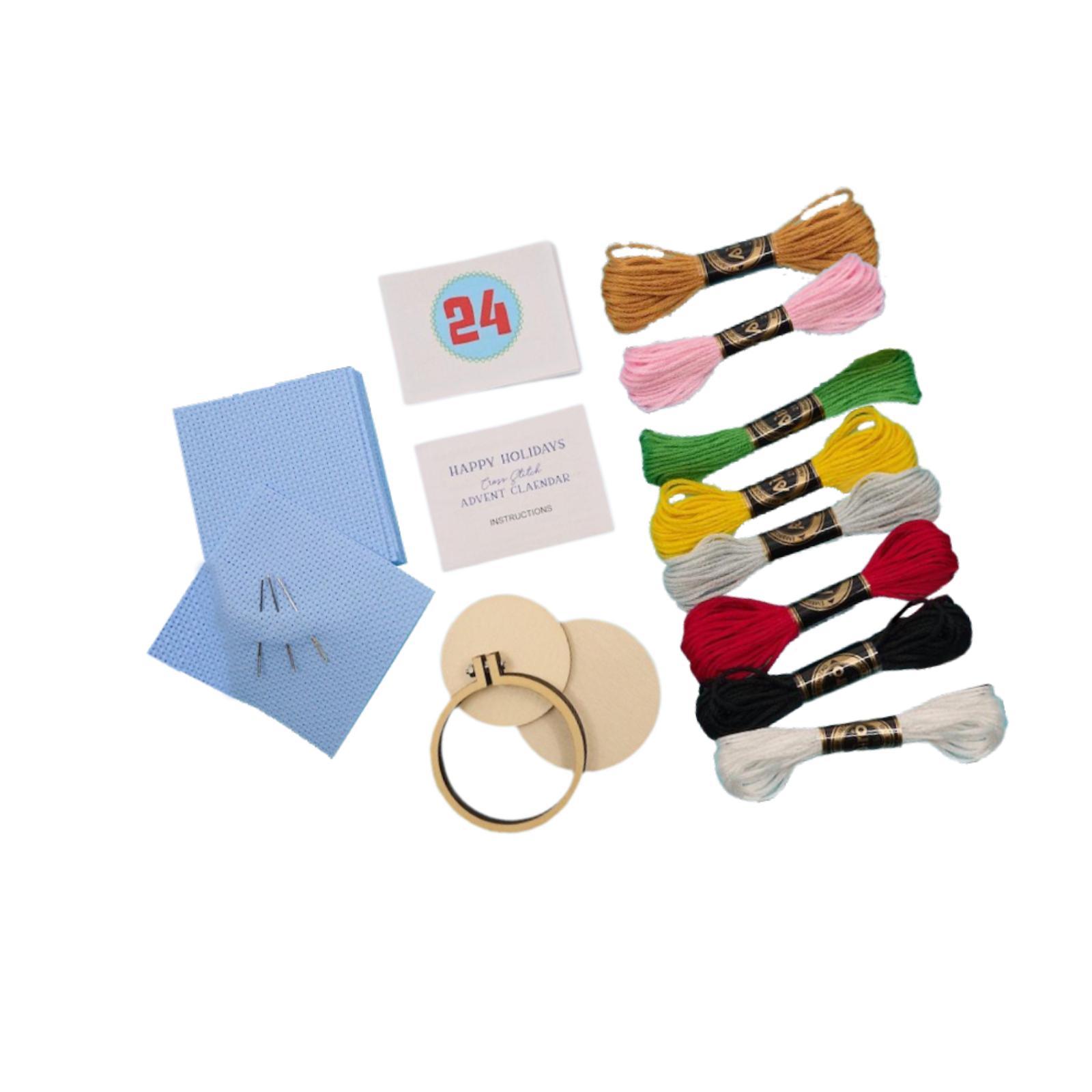 Christmas Advent Calendar,Xmas - Embroidery Xmas Kits reseña y precio