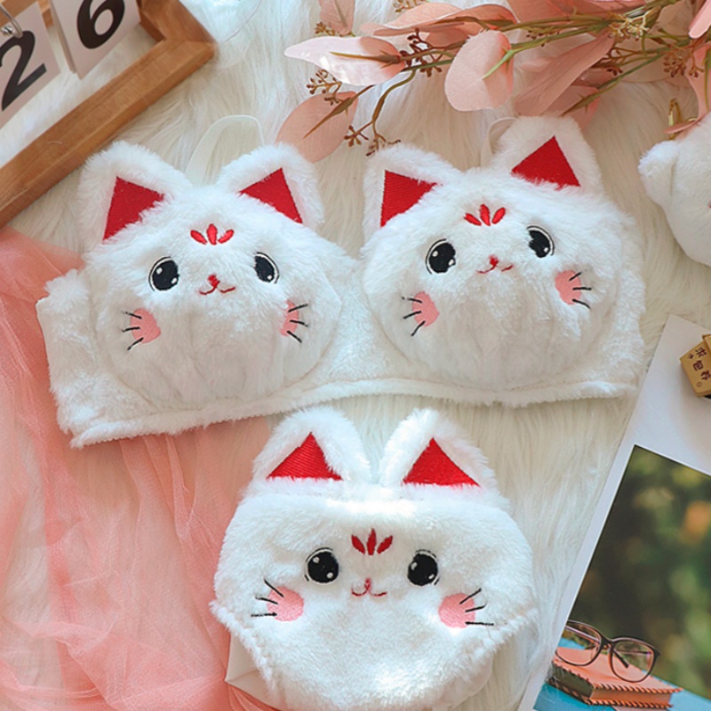Japan Kawaii Plush Women Bra B - Embroidery Set reseña y precio