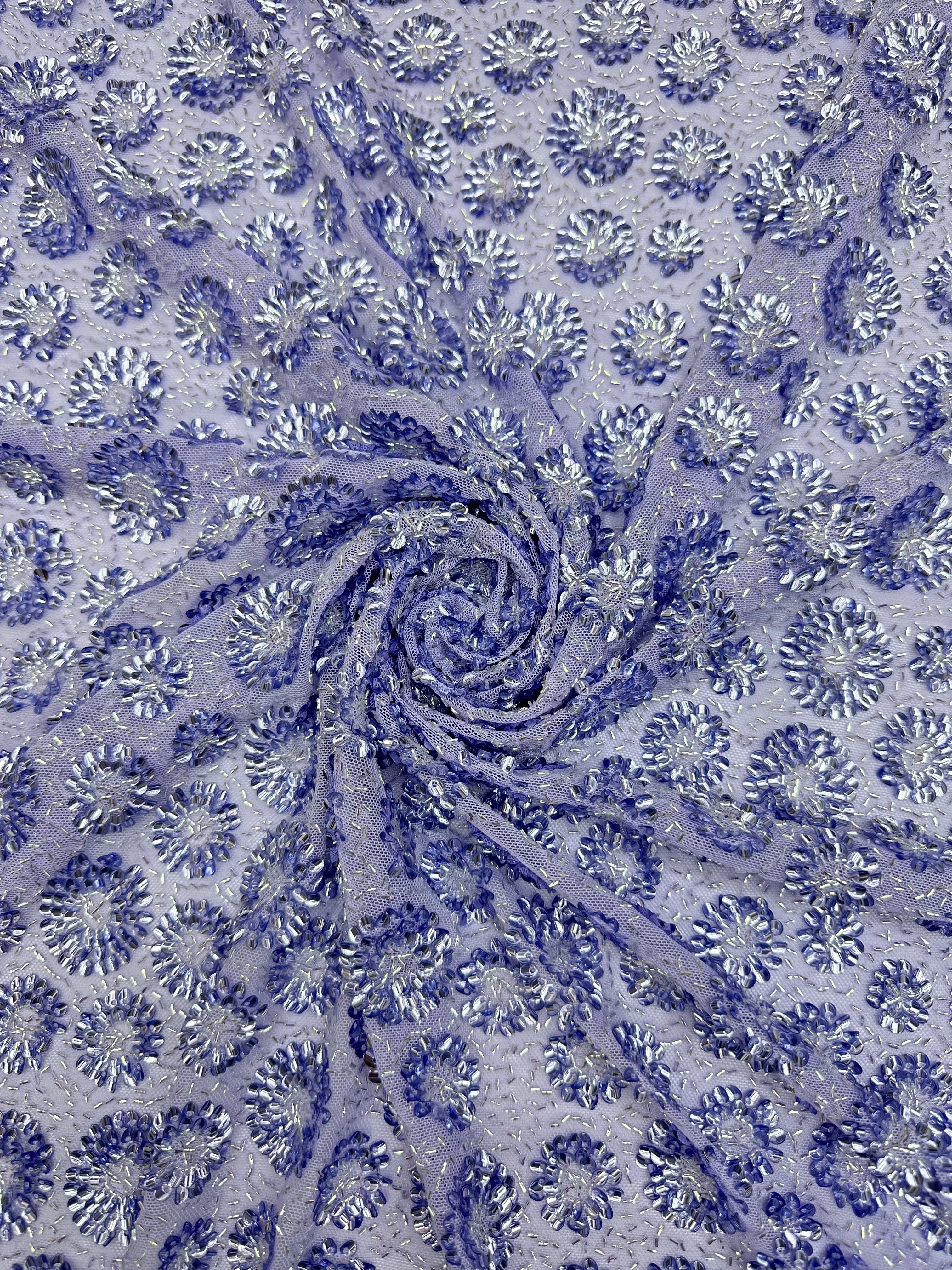 1yard mesh tissu Little Daisie - Embroidery Daisy reseña y precio