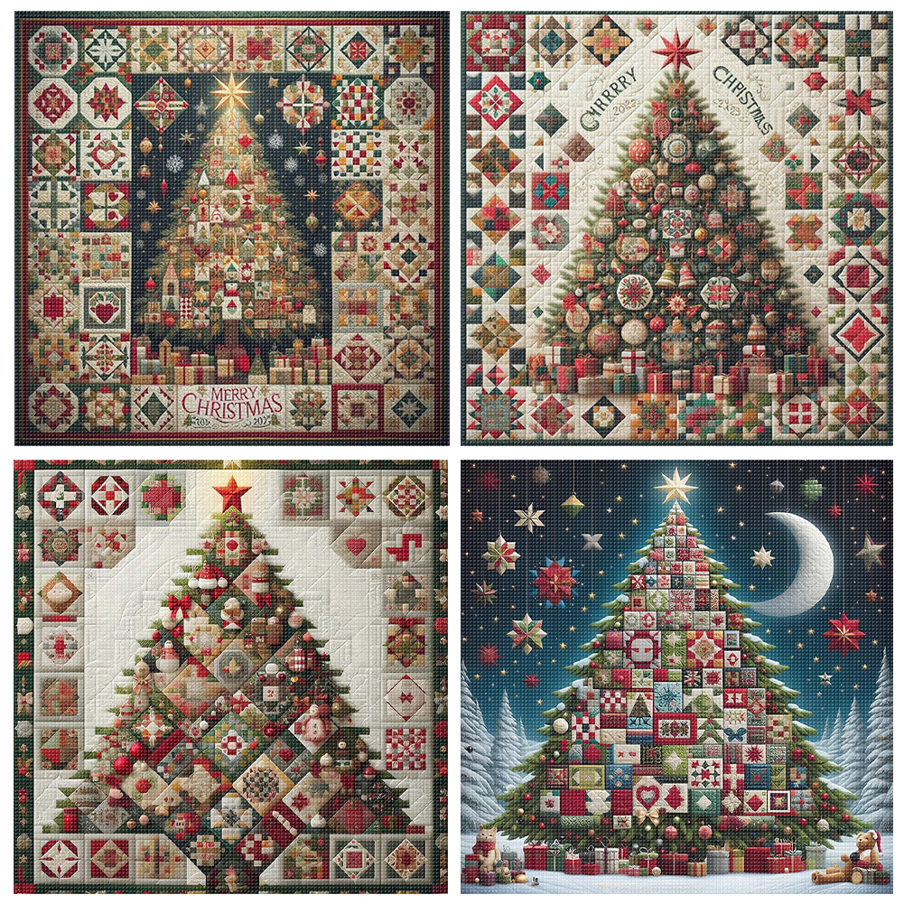 Full Embroidery Eco-cotton Thr - Embroidery Xmas Kits reseña y precio