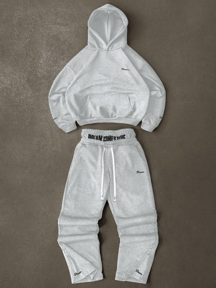 Men Black Hoodie And Joggers S - Embroidery Set reseña y precio