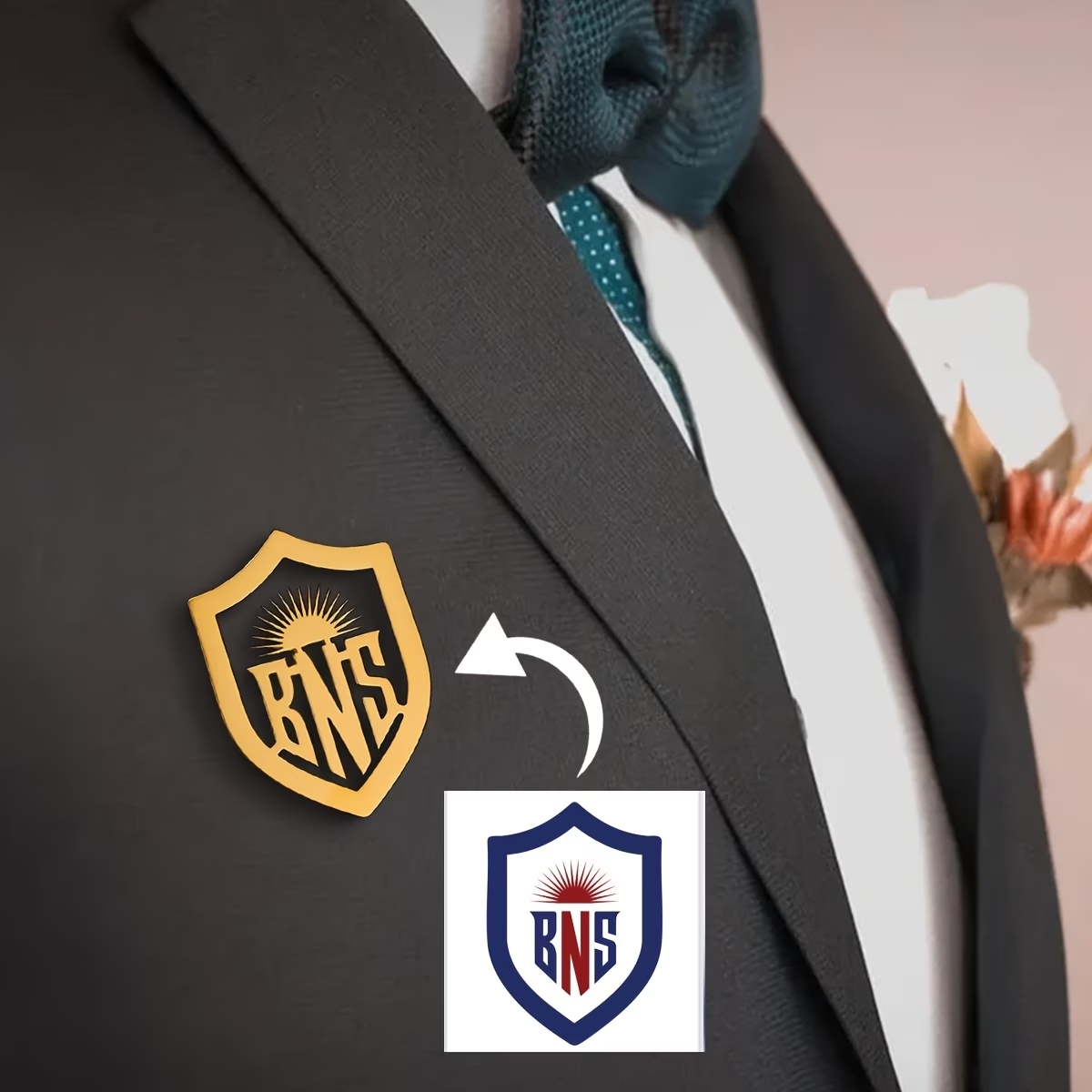 Custom Eagle Brooches For Men  - Embroidery Initials reseña y precio