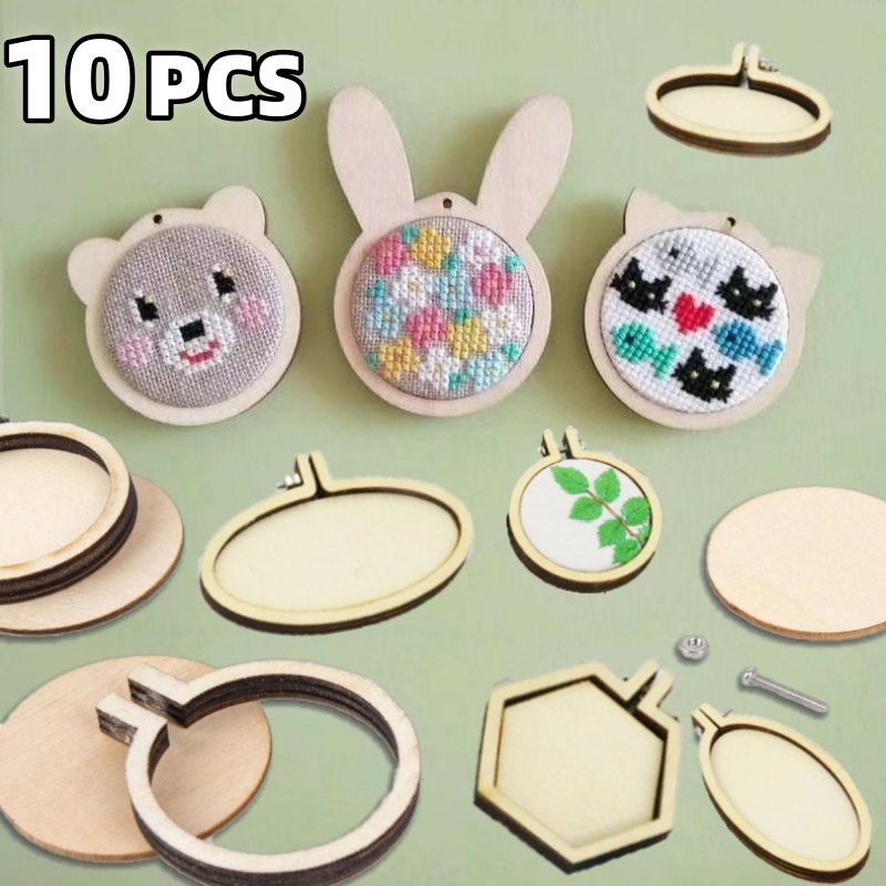 10PCS Mini Embroidery Hoop Woo - Embroidery Hooping reseña y precio