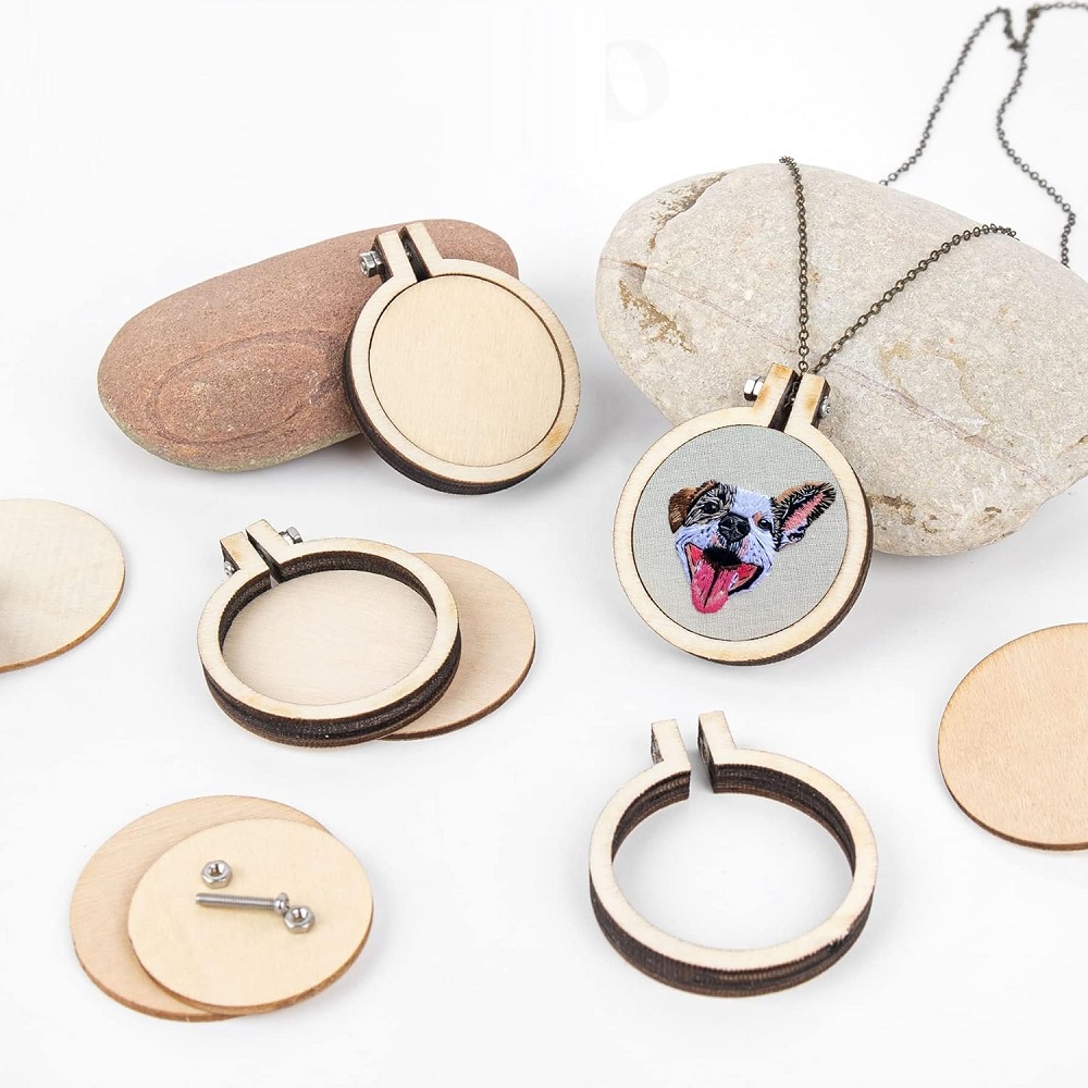 10PCS Mini Embroidery Hoop Woo - Embroidery Hooping reseña y precio