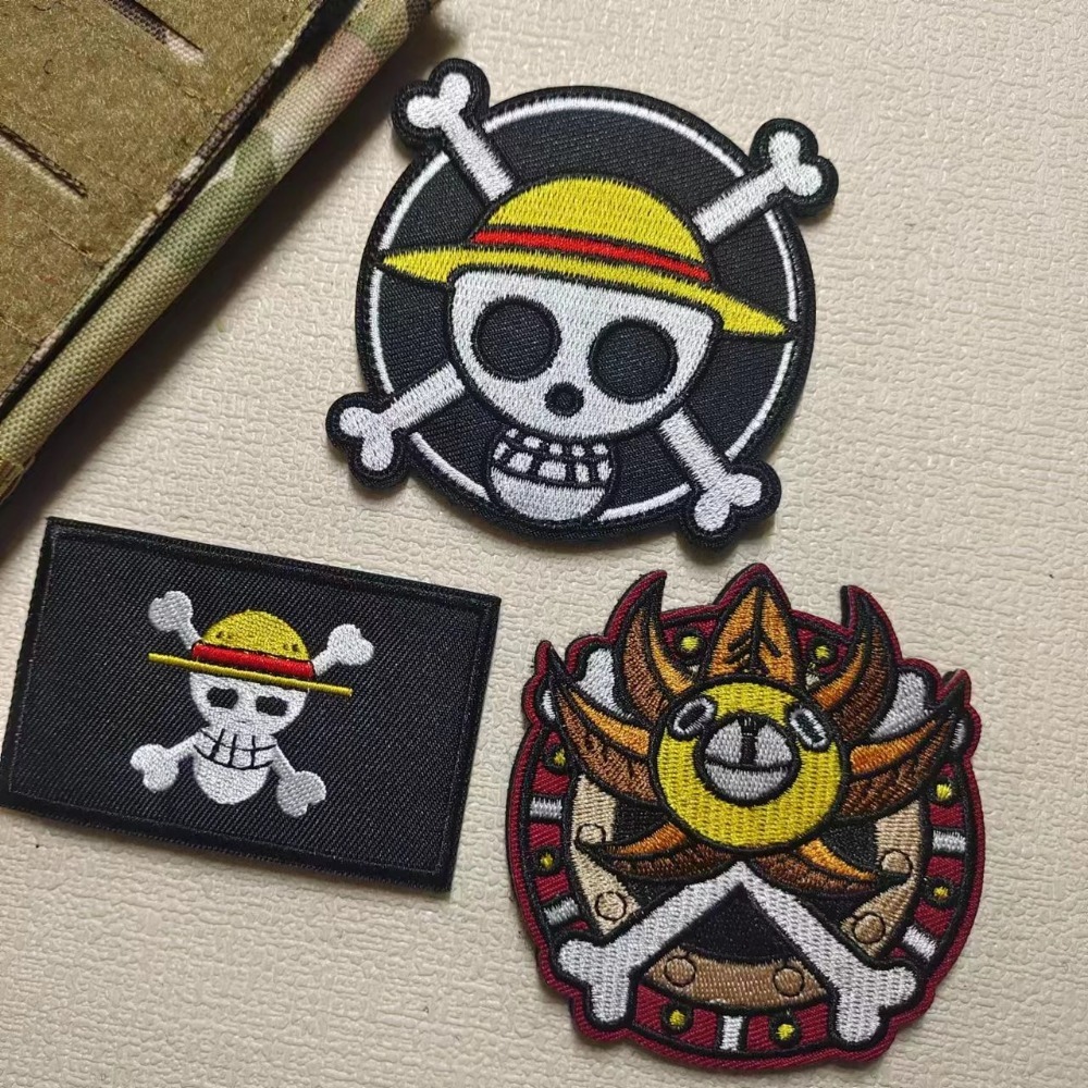 One Piece Badg Cartoon sleeve  - Embroidery Patch reseña y precio