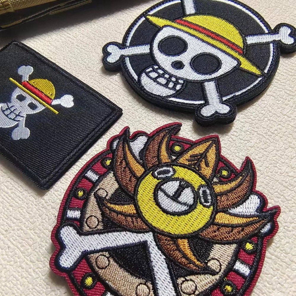 One Piece Badg Cartoon sleeve  - Embroidery Patch reseña y precio
