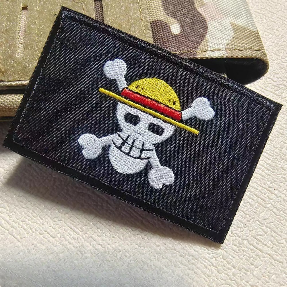 One Piece Badg Cartoon sleeve  - Embroidery Patch reseña y precio