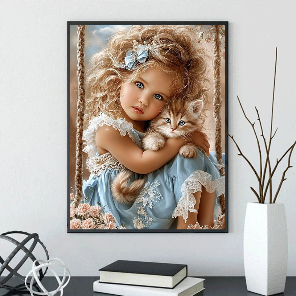 Frameless,5D DIY Diamond Paint - Embroidery Daisy reseña y precio