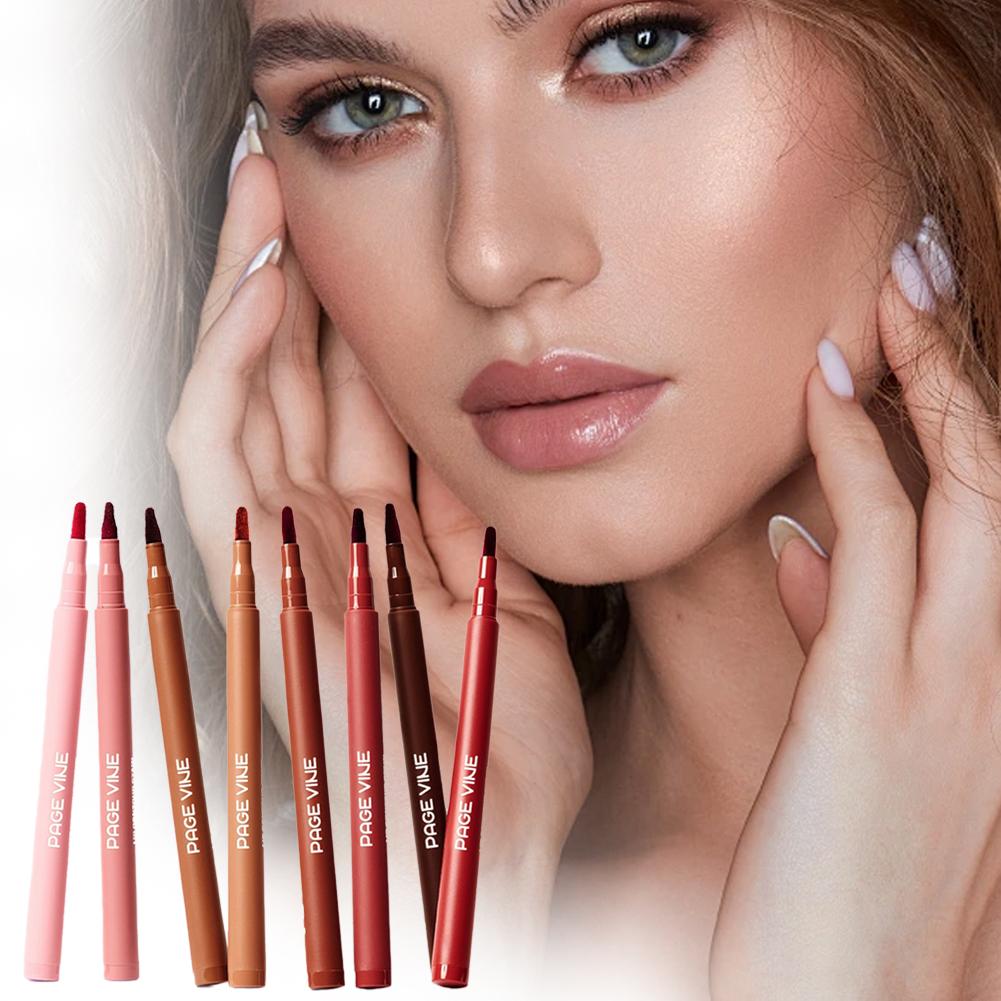 Velvet Matte Lip Contour Pen W - Transfer Pen Ink reseña y precio