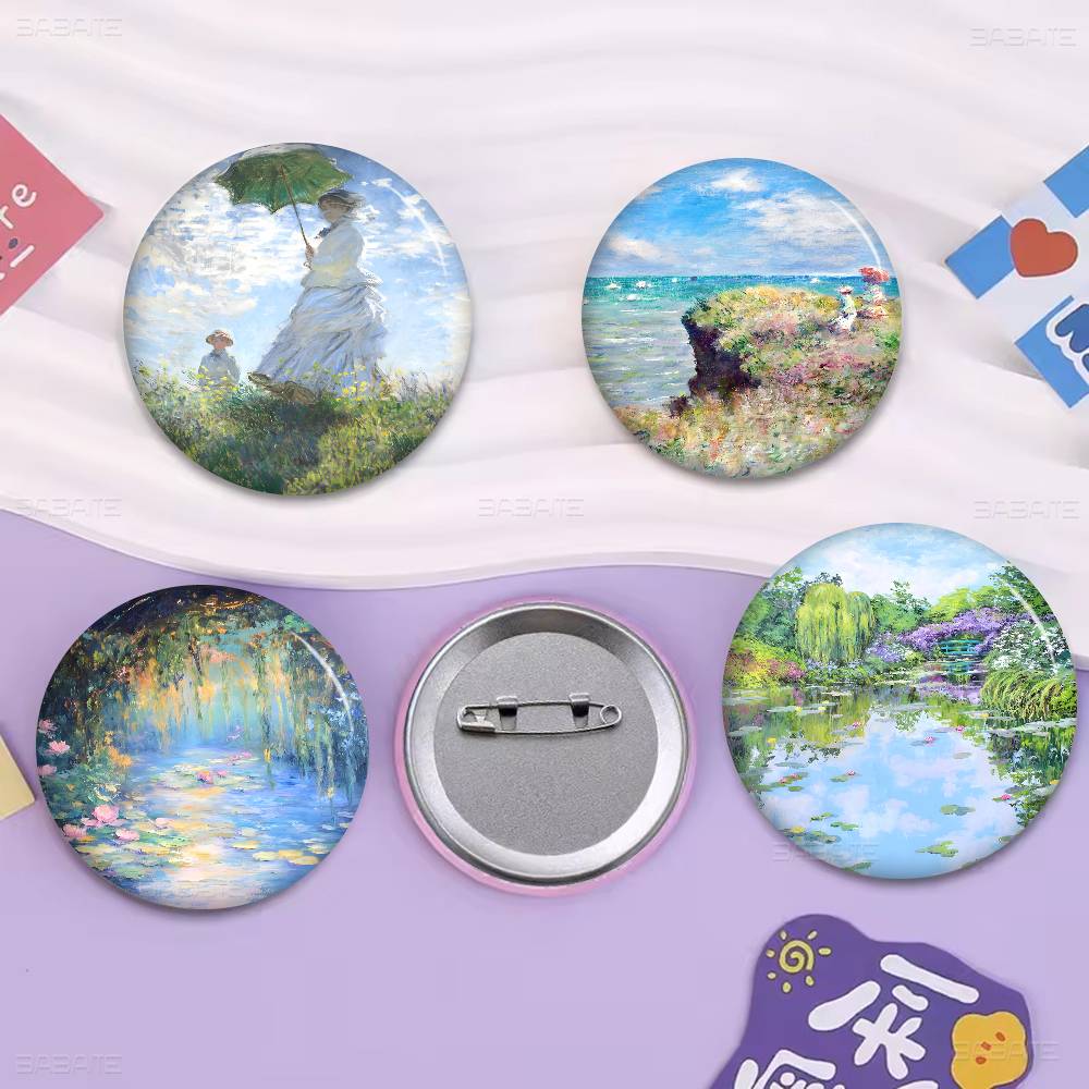 Famous Monet Modem Abstract La - Embroidery Initials reseña y precio