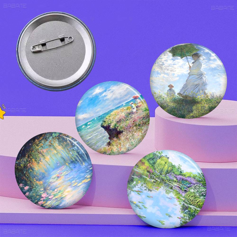 Famous Monet Modem Abstract La - Embroidery Initials reseña y precio