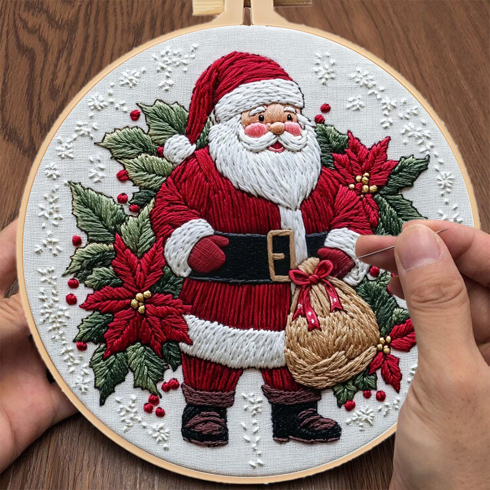 1 Set Christmas Embroidery Kit - Embroidery Xmas Kits reseña y precio