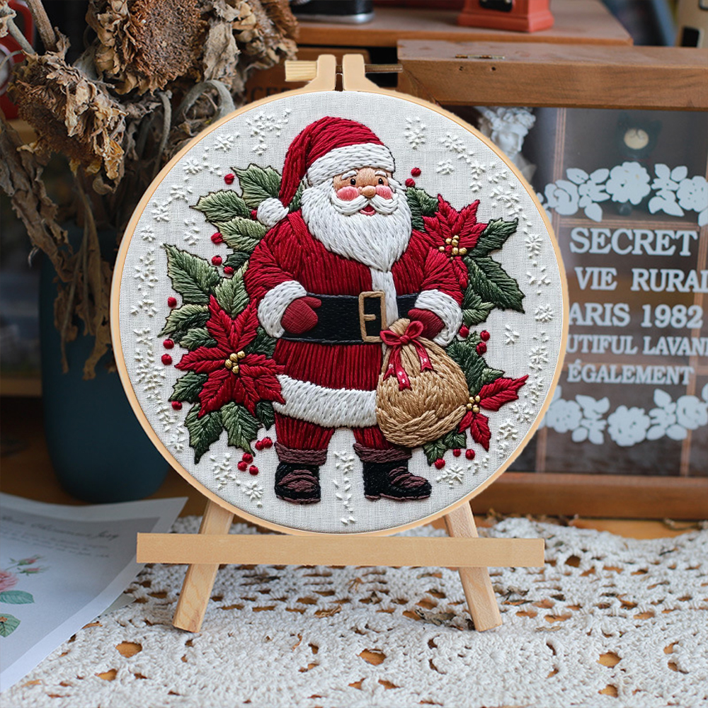 1 Set Christmas Embroidery Kit - Embroidery Xmas Kits reseña y precio