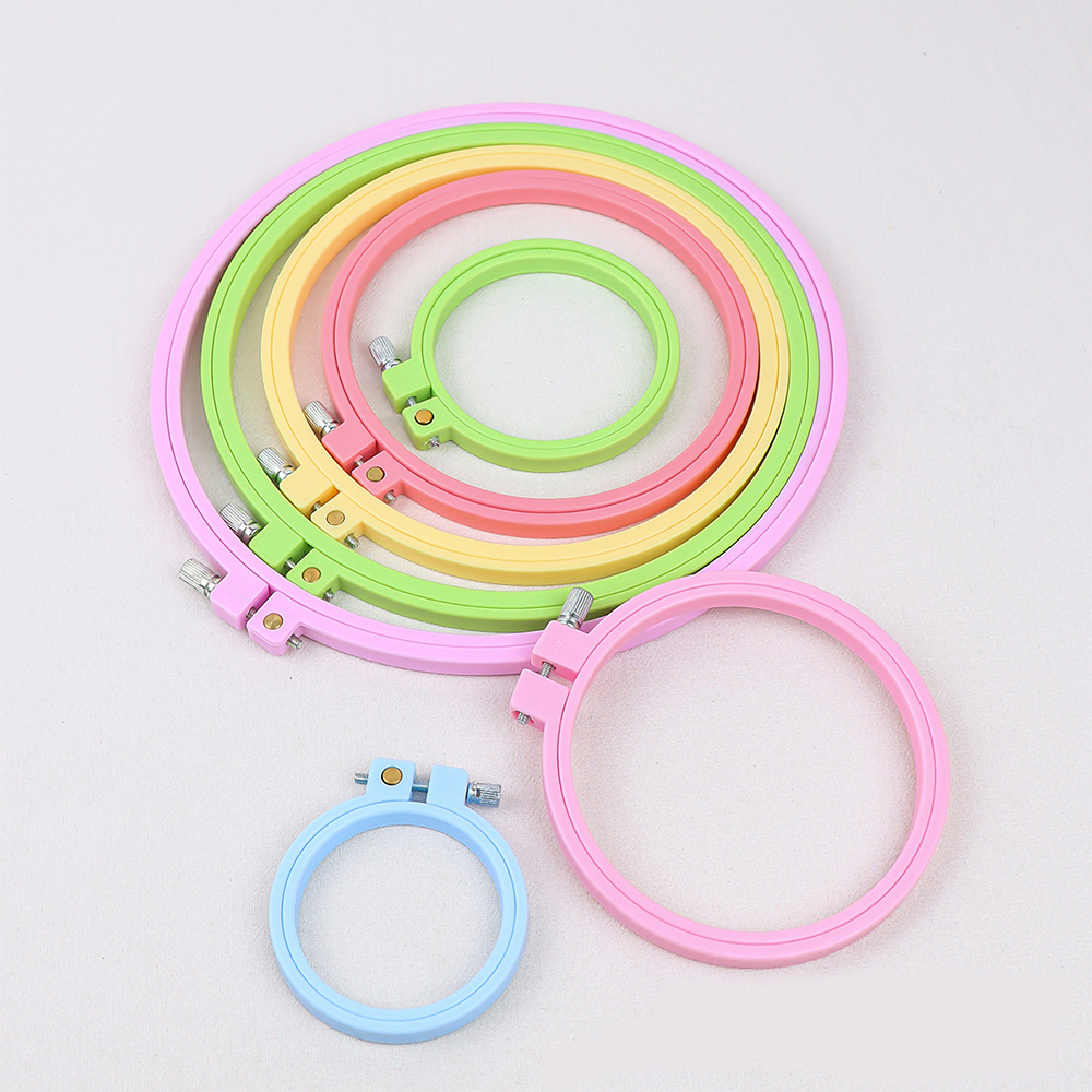 1/7pcs 7-25cm Plastic Embroide - Embroidery Hooping reseña y precio