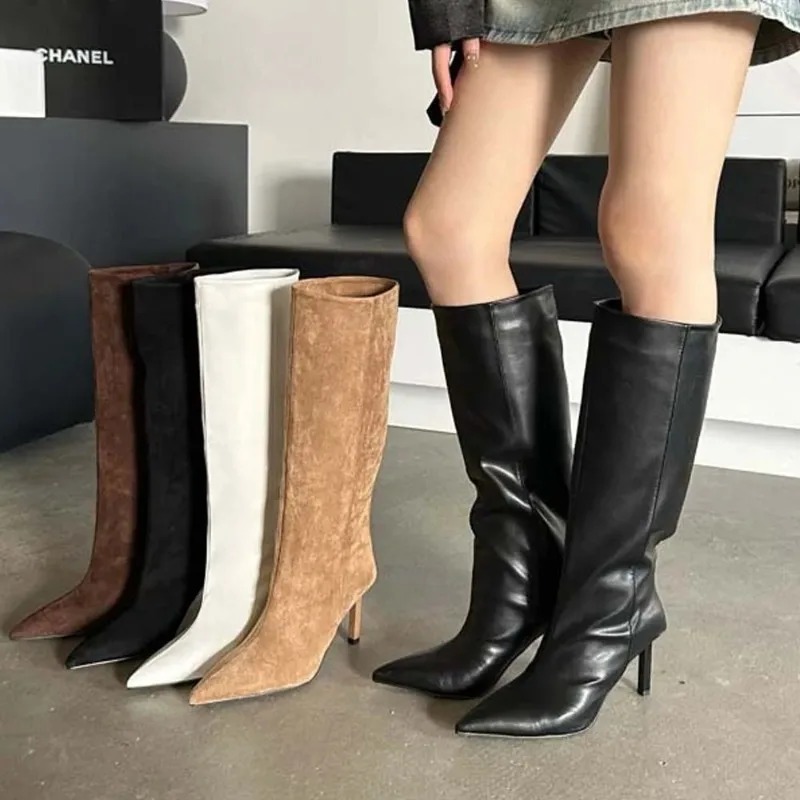 Luxury Women Long Boots Fashio - Embroidery Style reseña y precio