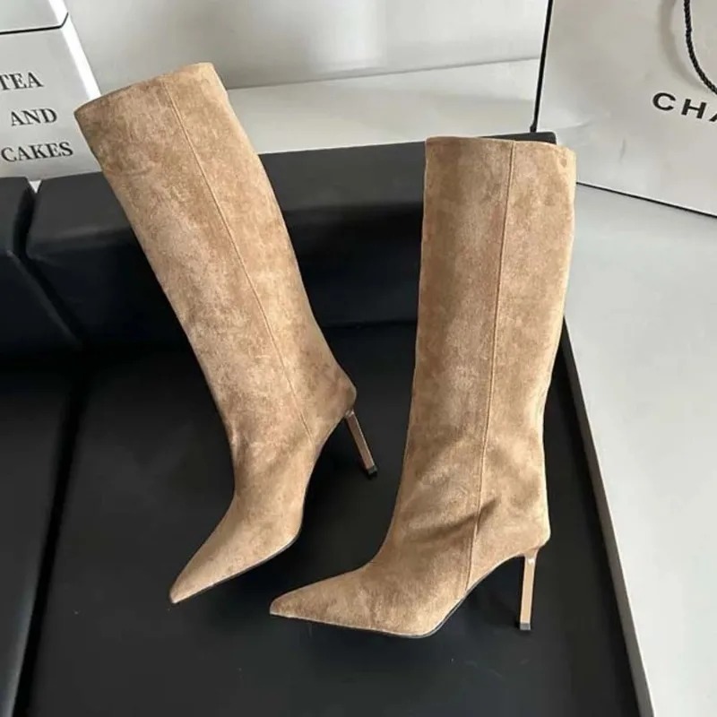 Luxury Women Long Boots Fashio - Embroidery Style reseña y precio