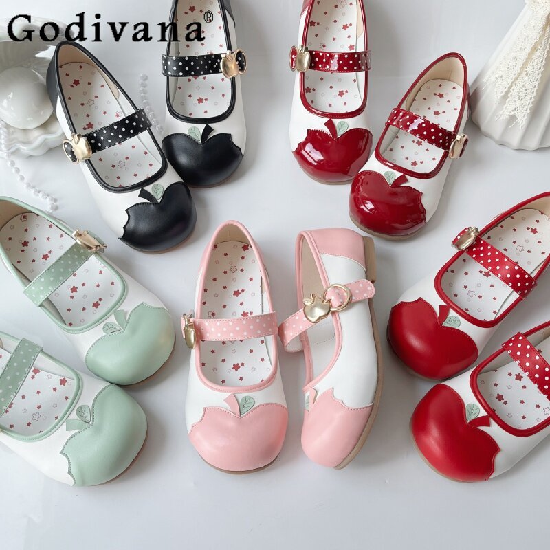 Original Japanese Lolita Mary  - Embroidery Flat Shoes reseña y precio