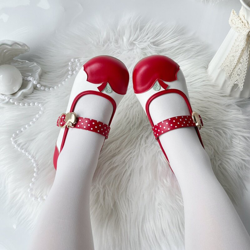 Original Japanese Lolita Mary  - Embroidery Flat Shoes reseña y precio
