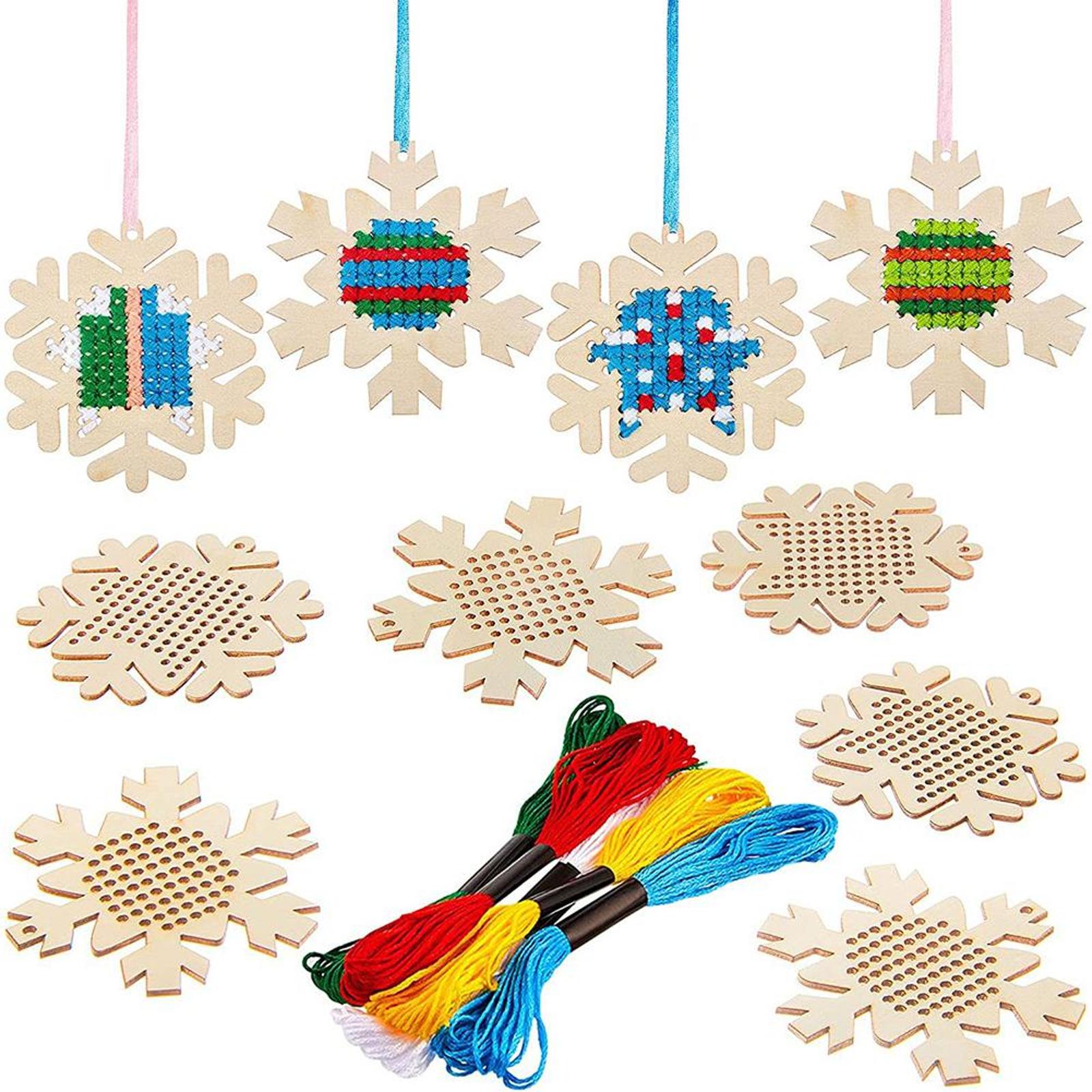 Cross Stitch Hanging Pendant G - Embroidery Xmas Kits reseña y precio
