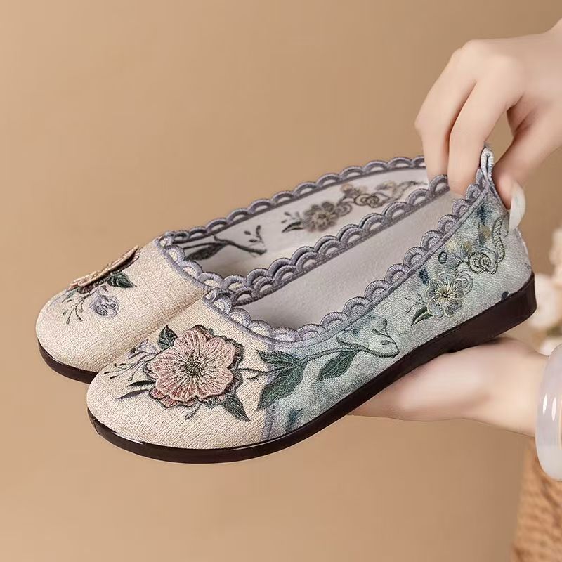Women Spring Autumn New Flat s - Embroidery Style reseña y precio