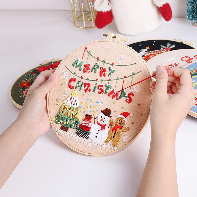 Merry Christmas DIY Embroidery - Embroidery Xmas Kits reseña y precio