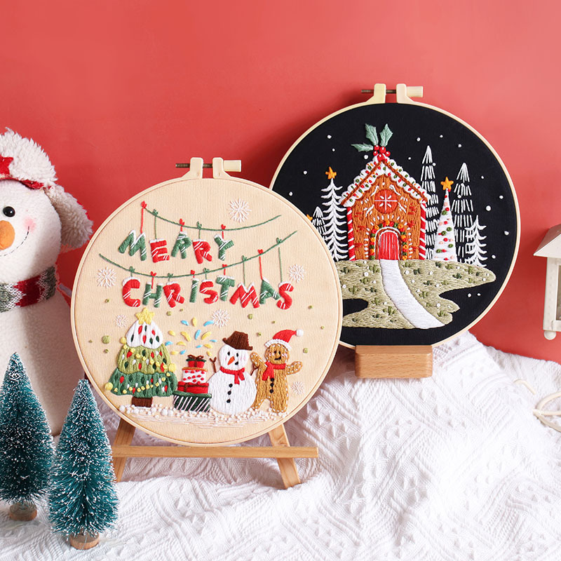 Merry Christmas DIY Embroidery - Embroidery Xmas Kits reseña y precio