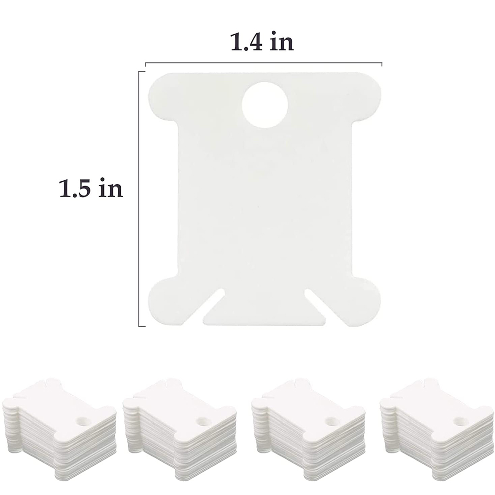 50/100Pcs Plastic Floss Bobbin - Embroidery Software reseña y precio