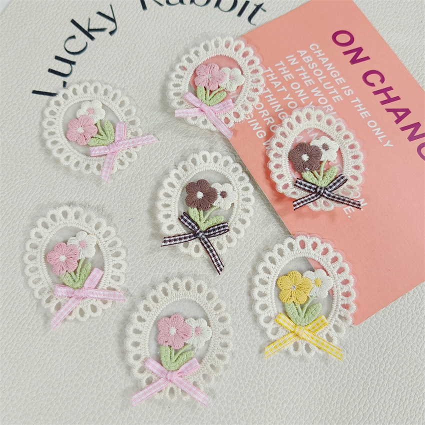 10PCS New Spring Summer Fresh  - Embroidery Patch reseña y precio